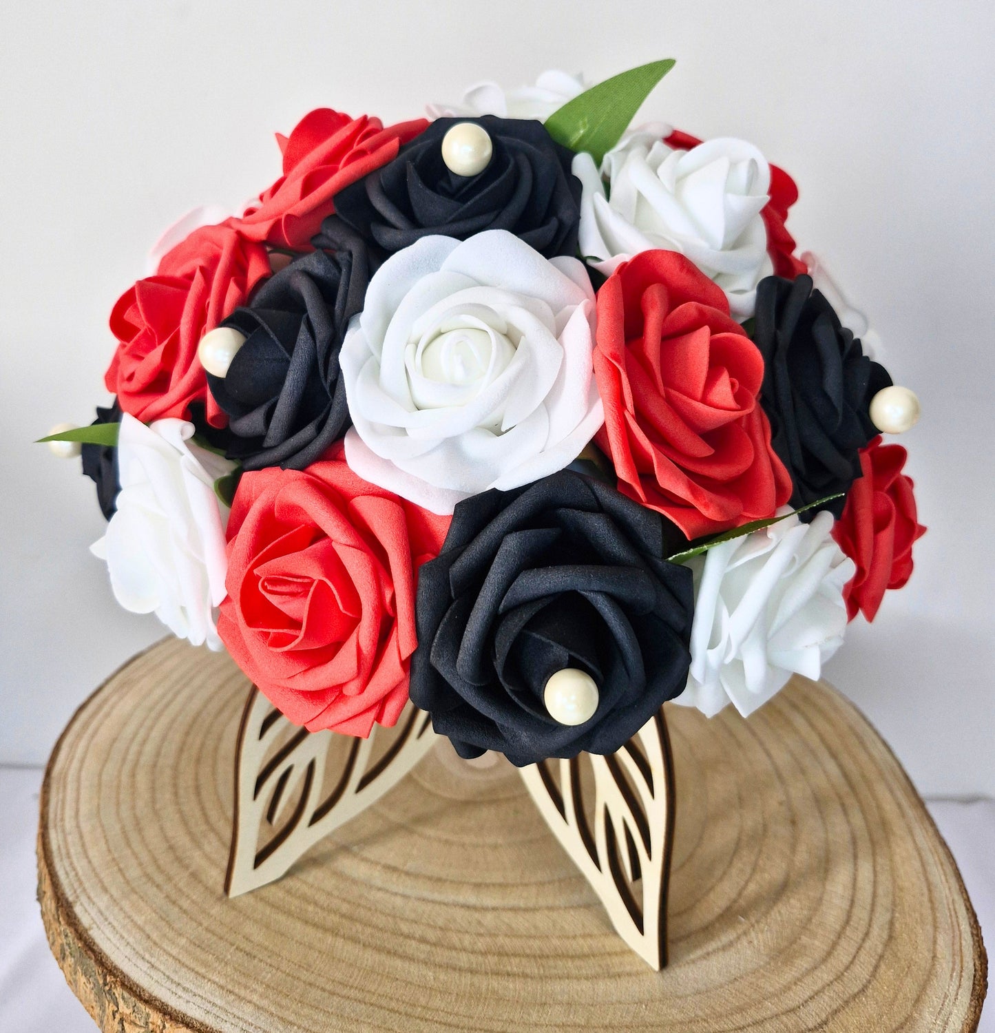 Stool Light Leaf - Roses