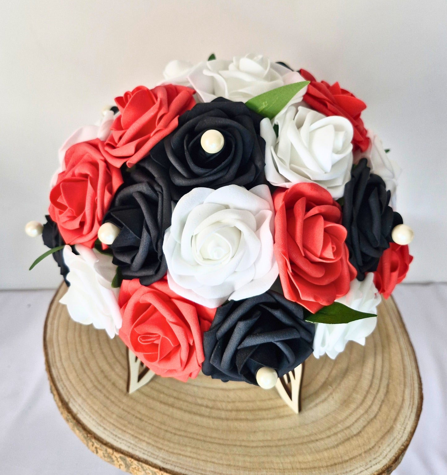 Stool Light Leaf - Roses