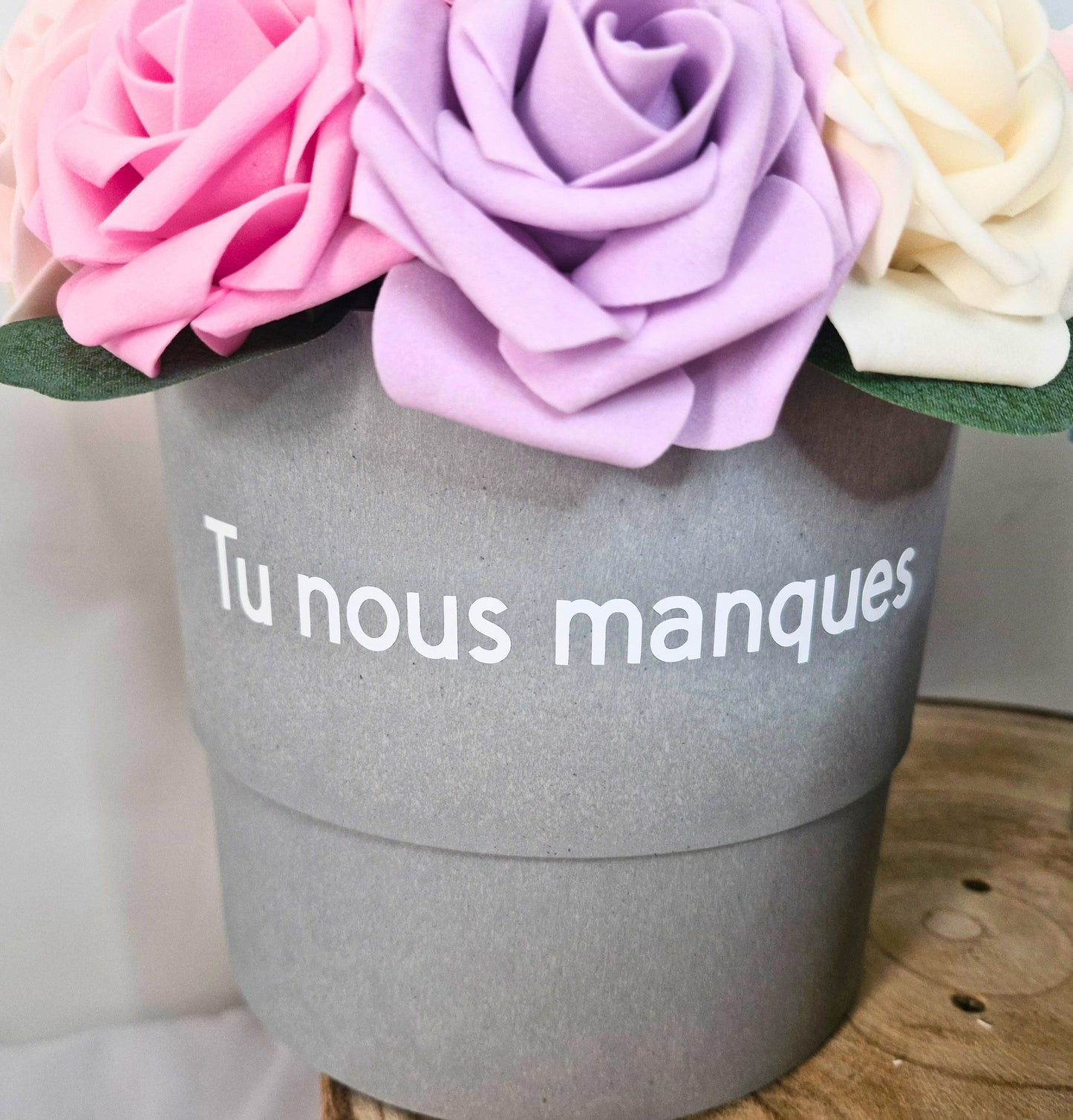 Pot Mémoires - Roses & Fleurs