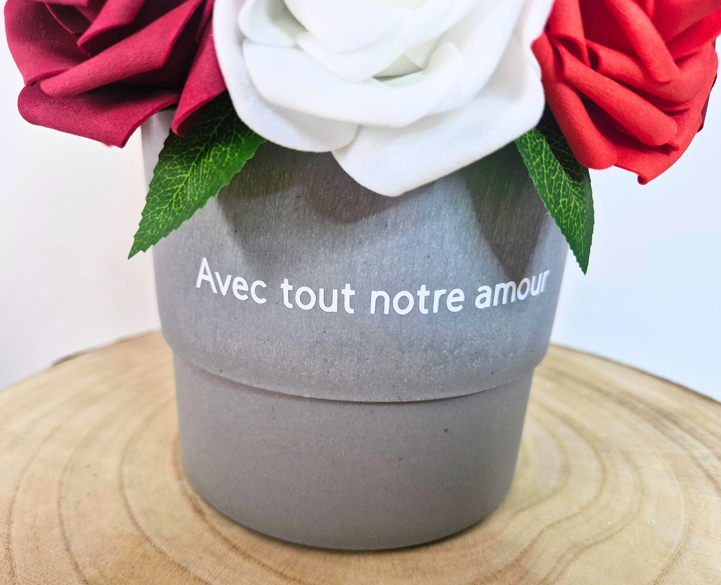 Pot Mémoires - Roses